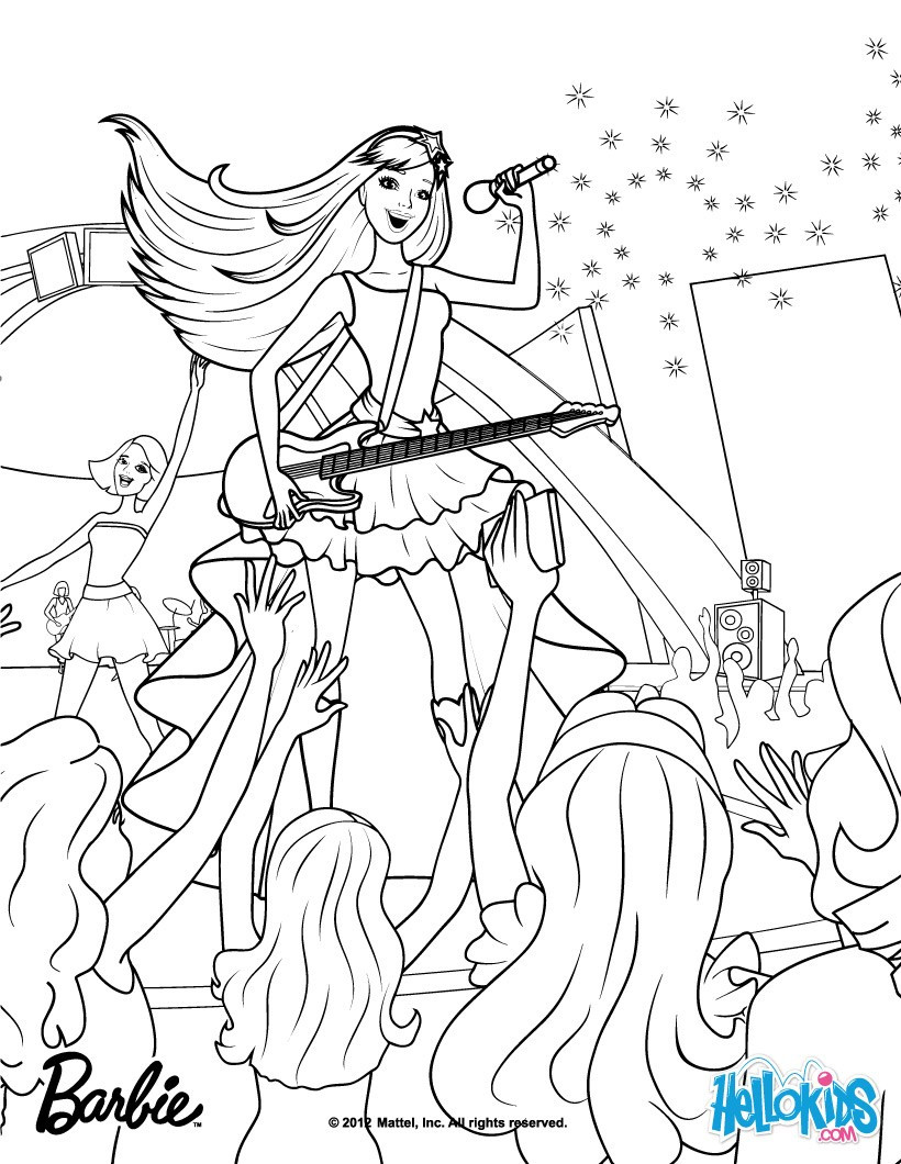 Best ideas about Coloring Pages For Teens Roll
. Save or Pin Keira the popstar coloring pages Hellokids Now.