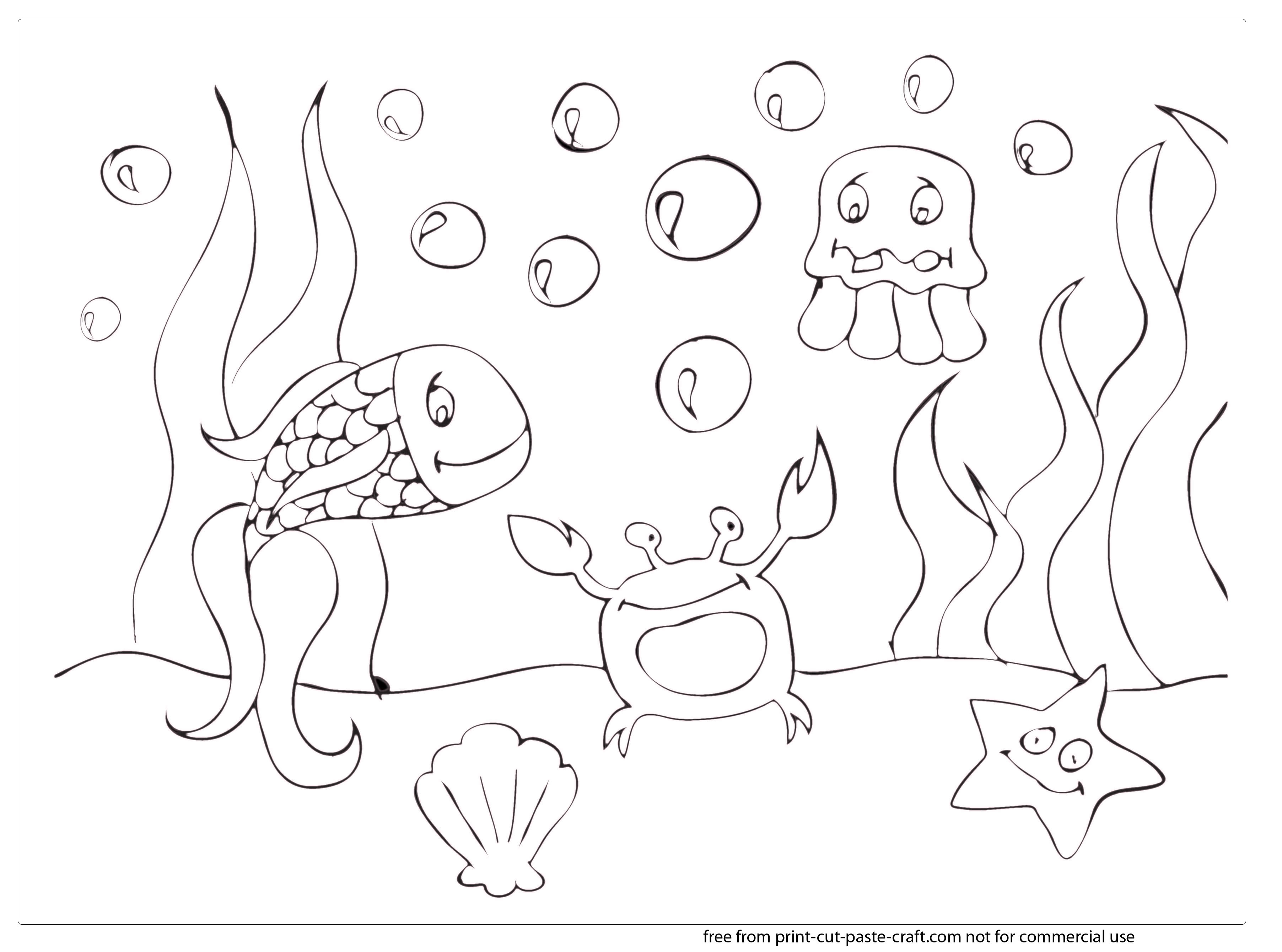 Best ideas about Coloring Pages For Teens Under Sea Theme
. Save or Pin Under The Ocean Drawing at GetDrawings Now.