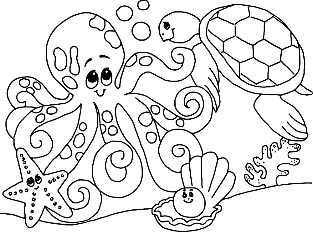Best ideas about Coloring Pages For Teens Under Sea Theme
. Save or Pin Schöne Unterwasserwelt Ausmalbilder ⋆ DekoKing DIY Now.