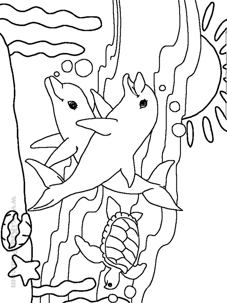 Best ideas about Coloring Pages For Teens Under Sea Theme
. Save or Pin cute ocean animal coloring pages Now.