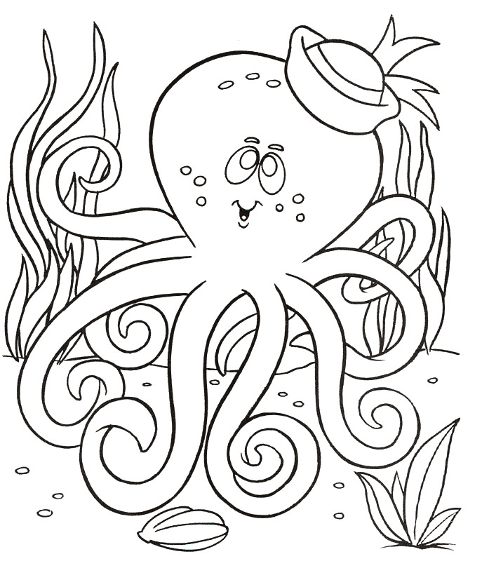 Best ideas about Coloring Pages For Teens Under Sea Theme
. Save or Pin Desenhos de Polvos Para Imprimir e Colorir Animais Para Now.