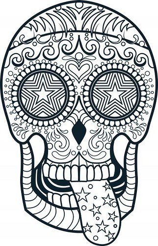 Best ideas about Coloring Sheets For Boys Skull
. Save or Pin Imágenes y Dibujos de Calaveras para Colorear Pintar e Now.