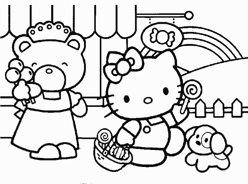Best ideas about Coloring Sheets For Girls 8-10
. Save or Pin Kolorowanki Hello Kitty – pierwsza paczka Now.