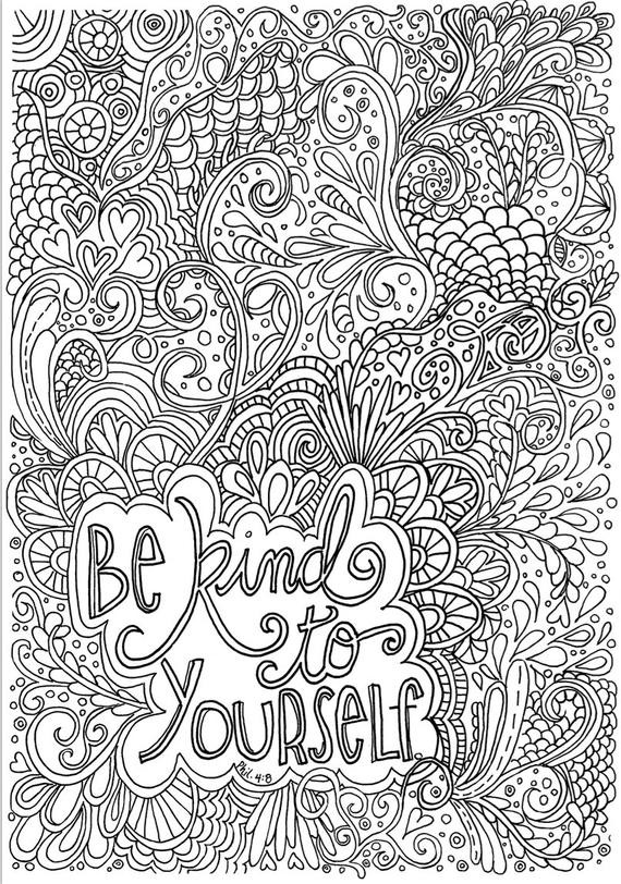 Best ideas about Coloring Sheets For Girls Be Kind
. Save or Pin 5 Coloring Pages Creative Quiet Time Coloring Page Now.