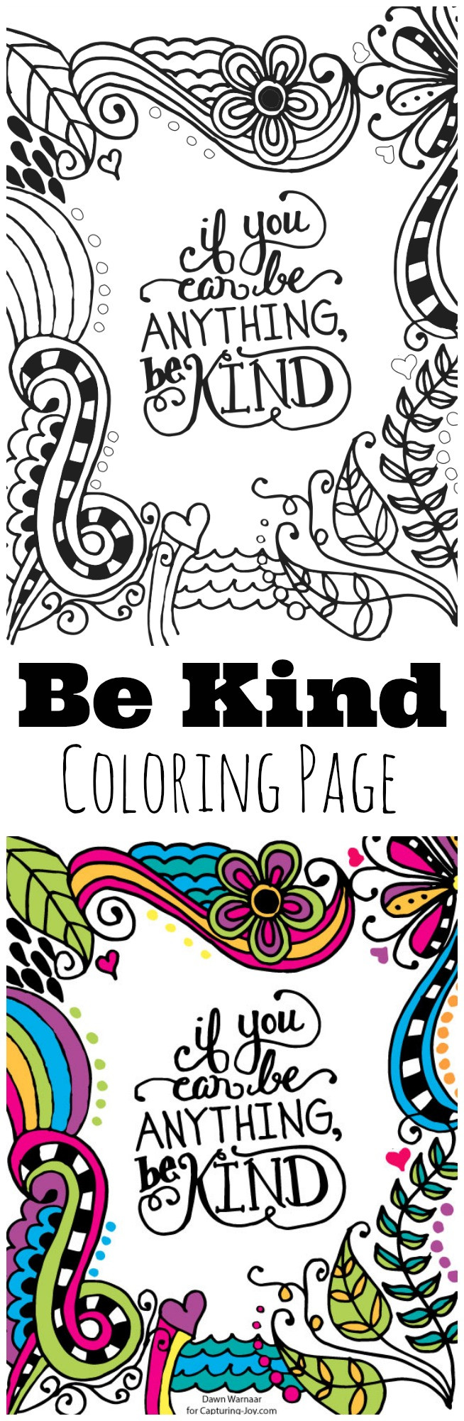 Best ideas about Coloring Sheets For Girls Be Kind
. Save or Pin Whimsical Be Kind Print Capturing Joy with Kristen Duke Now.