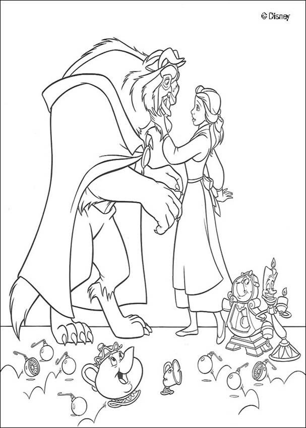Best ideas about Coloring Sheets For Girls Beauty And The Beast
. Save or Pin Beauty and the beast coloring pages Hellokids Now.