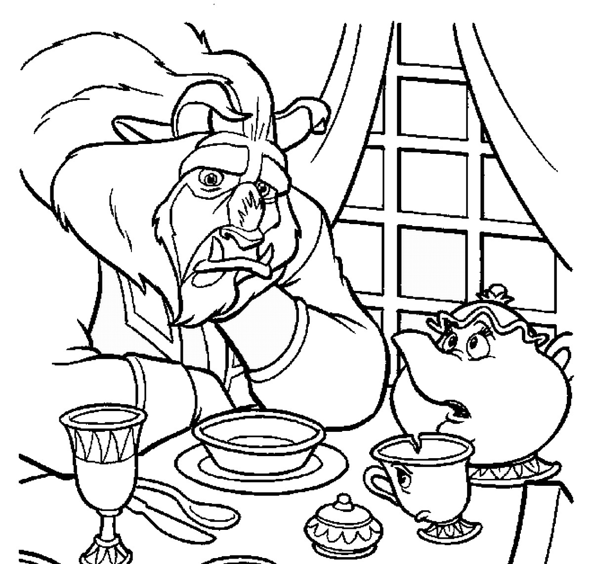 Best ideas about Coloring Sheets For Girls Beauty And The Beast
. Save or Pin Beauty and the Beast Coloring Pages Now.