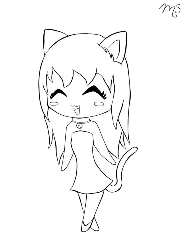 Best ideas about Coloring Sheets For Girls Cats
. Save or Pin 14 Pics Cute Anime Cat Girls Coloring Pages Cute Now.