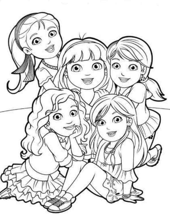 Best ideas about Coloring Sheets For Girls Friendship
. Save or Pin Kids n fun Now.