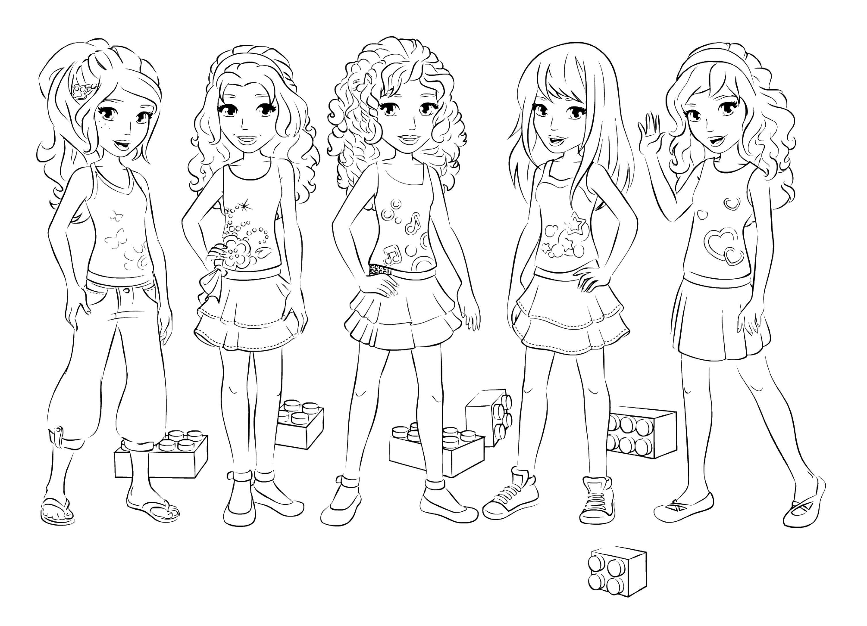 Best ideas about Coloring Sheets For Girls Friendship
. Save or Pin Lego Friends birthday party on Pinterest Now.
