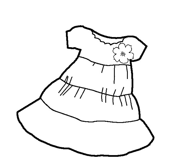Best ideas about Coloring Sheets For Girls In Dress
. Save or Pin Los dibujos para colorear Dibujos de ropa para colorear Now.