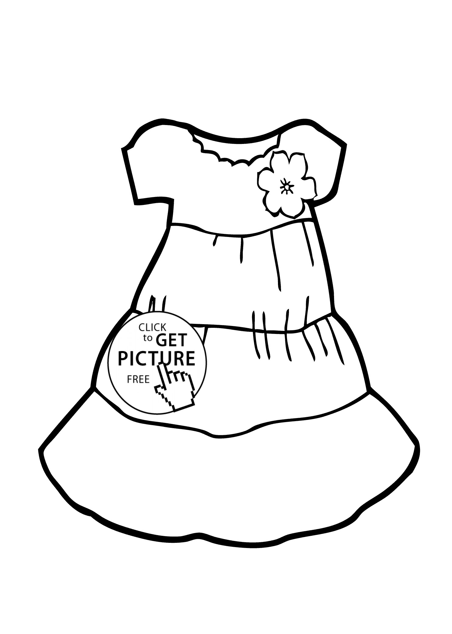 Best ideas about Coloring Sheets For Girls In Dress
. Save or Pin Light dress coloring page for girls printable free Now.