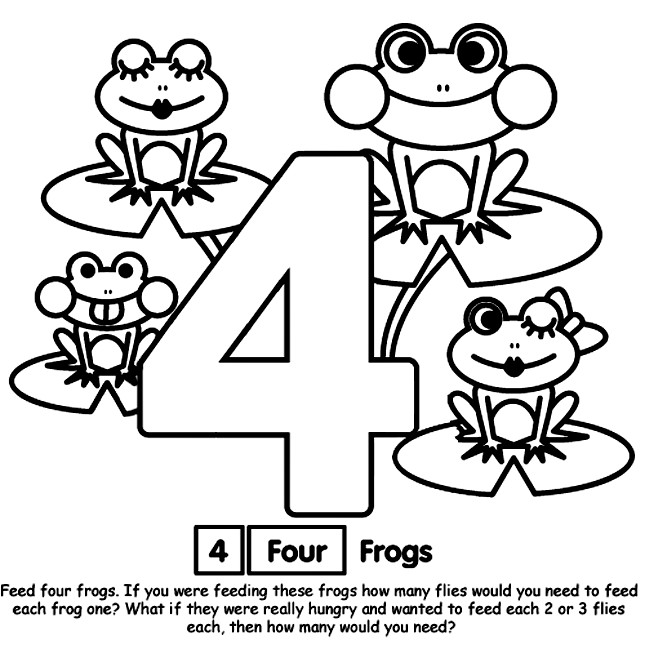 Best ideas about Coloring Sheets For Girls Number By Number
. Save or Pin Number 4 Coloring Page Now.