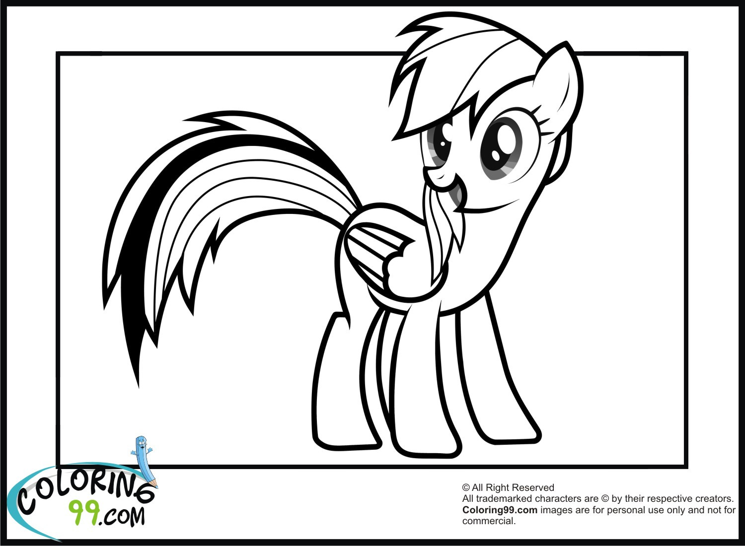 Best ideas about Coloring Sheets For Girls Rainbow Dash
. Save or Pin Rainbow Dash Coloring Pages Now.