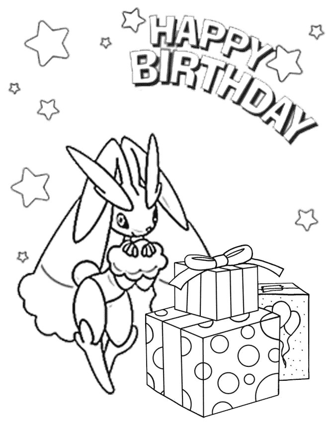 Best ideas about Coloring Sheets For Girls That Have A Birthday
. Save or Pin Girl Pokemon Wishes You Happy Birthday Coloring Page Now.