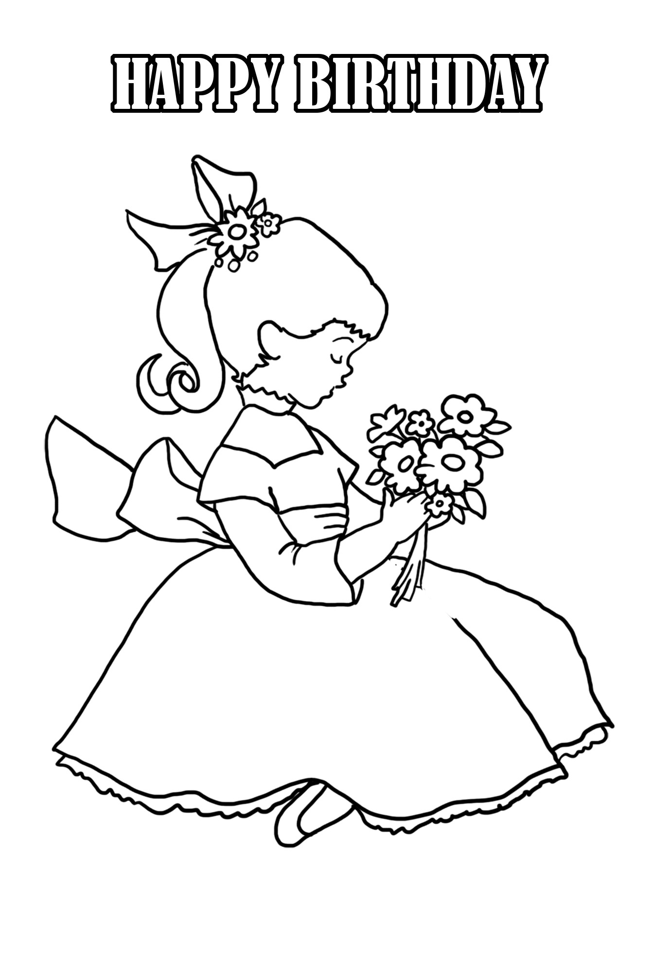 Best ideas about Coloring Sheets For Girls That Have A Birthday
. Save or Pin Birthday Coloring Pages Now.