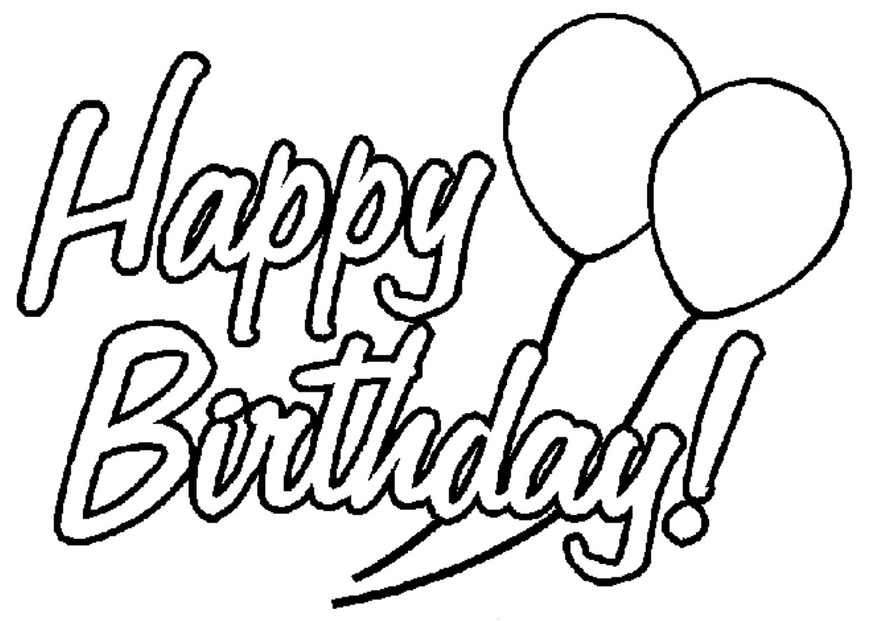 Best ideas about Coloring Sheets For Girls The Birthday
. Save or Pin happy birthday coloring pages Now.