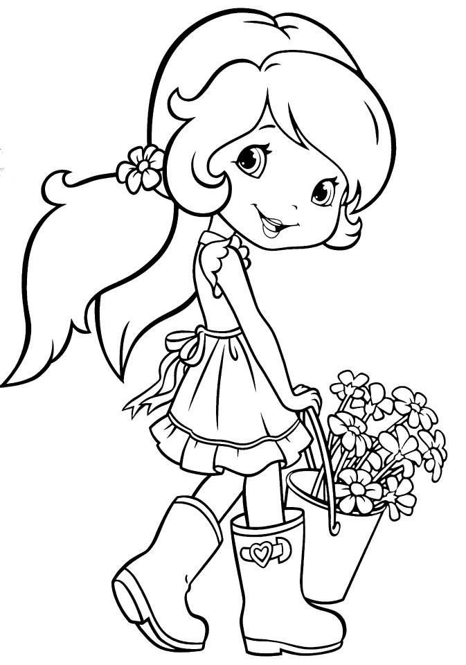 Best ideas about Coloring Sheets For Girls The Birthday Winipoo
. Save or Pin Strawberry Shortcake Gardening Kolorowanki Now.