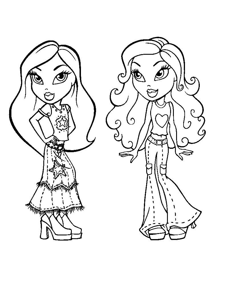 Best ideas about Coloring Sheets For Girls To Hang Up
. Save or Pin Bratz Coloring Pages Now.