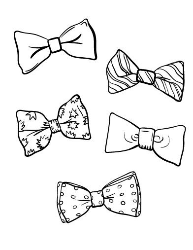 Best ideas about Coloring Sheets For Kids Bows
. Save or Pin Printable bow tie coloring page Free PDF at Now.