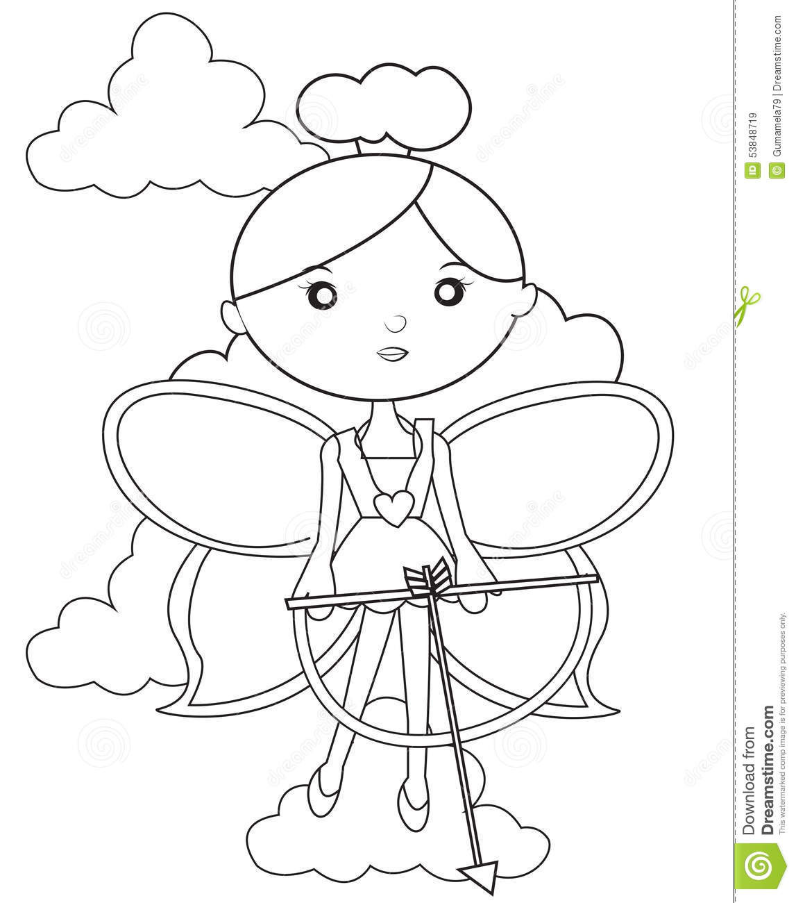 Best ideas about Coloring Sheets For Kids Bows
. Save or Pin Fairy With A Bow And Arrow Coloring Page Stock Now.