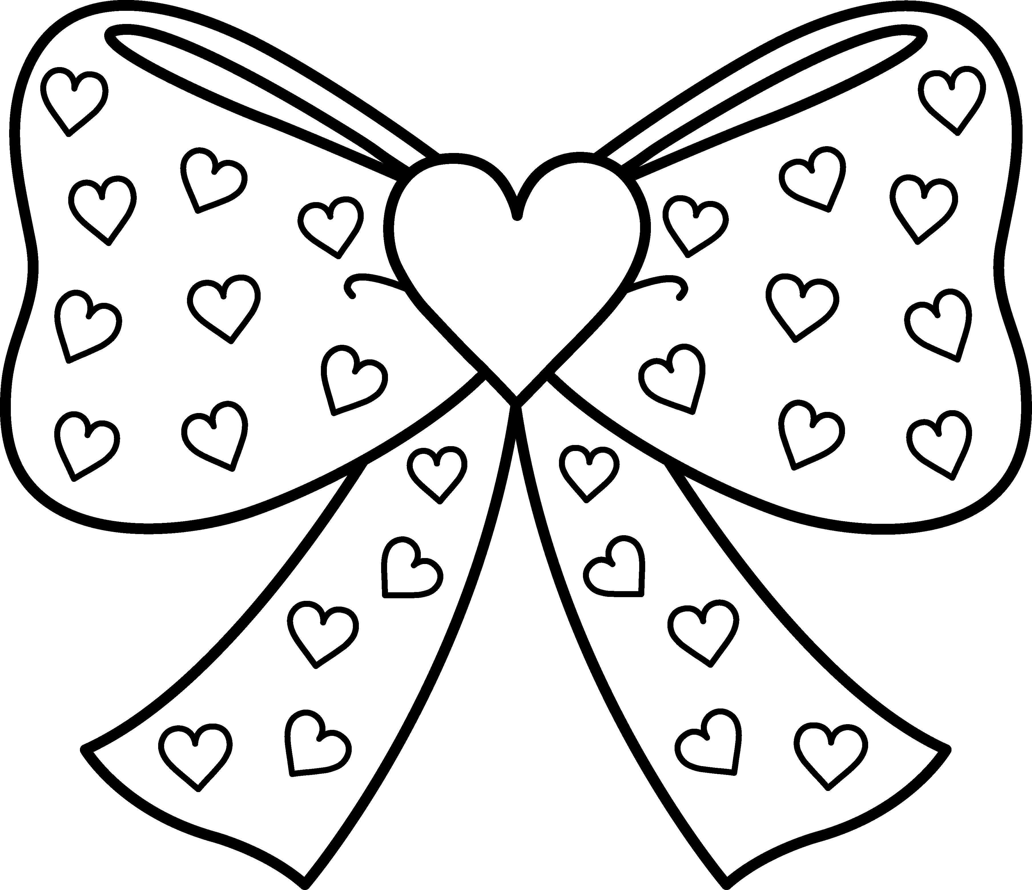 Best ideas about Coloring Sheets For Kids Bows
. Save or Pin Bow with Hearts Coloring Page Free Clip Art Now.