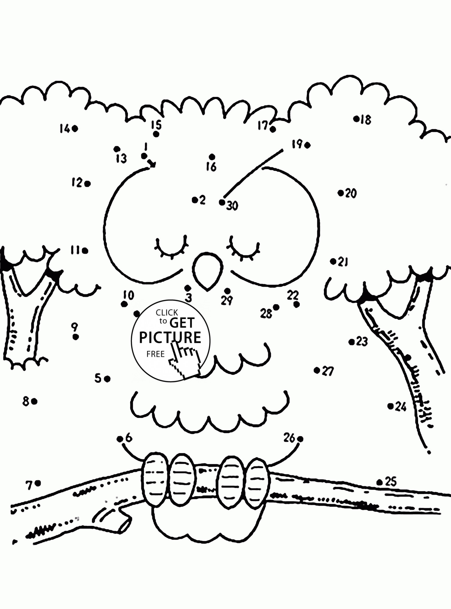 Best ideas about Coloring Sheets For Kids Connect The Dots For Kids
. Save or Pin Owl Connect the Dots coloring pages for kids dot to dots Now.
