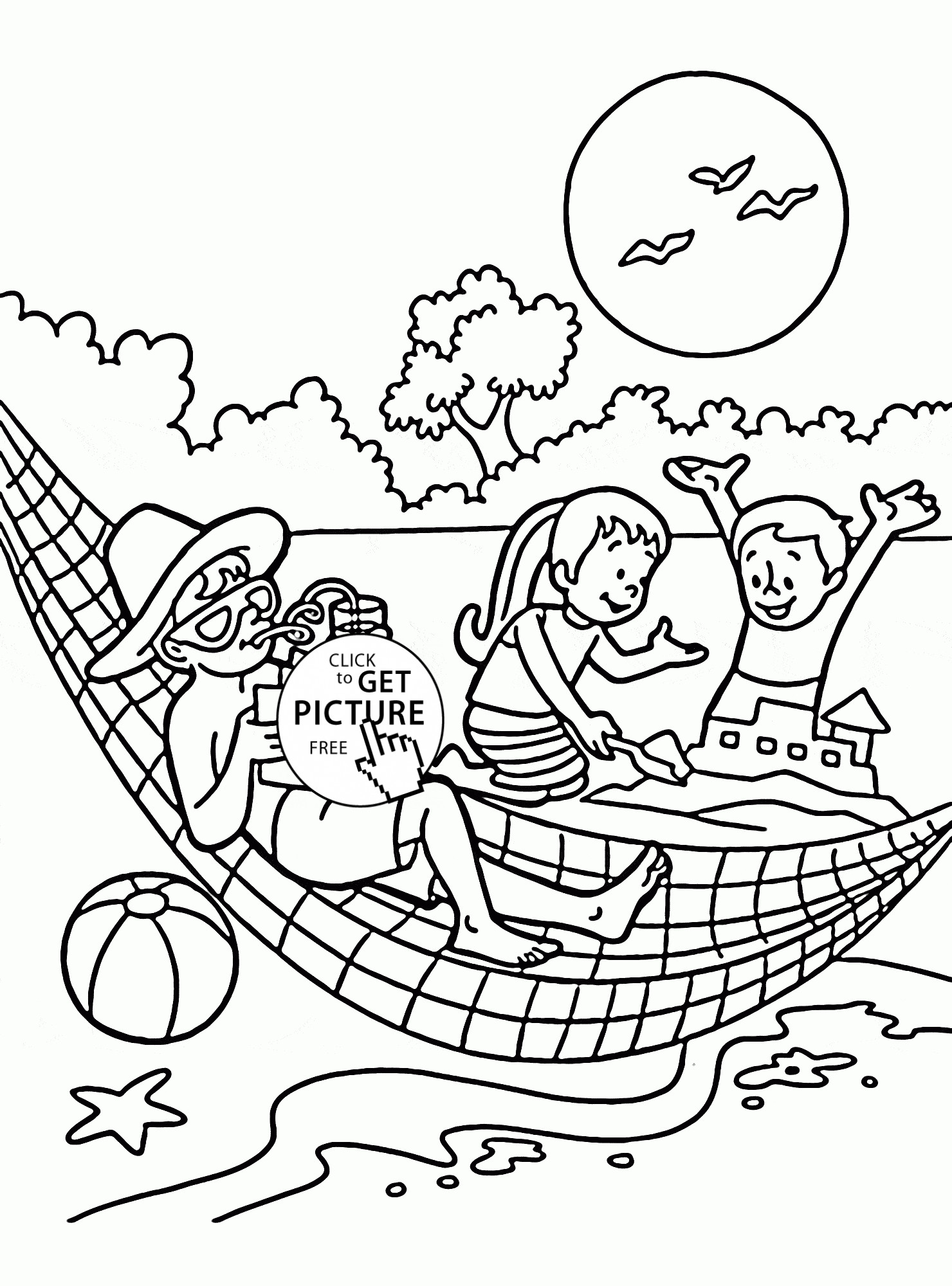 Best ideas about Coloring Sheets For Kids Summer Vacation
. Save or Pin Summer Vacation Coloring Pages Now.