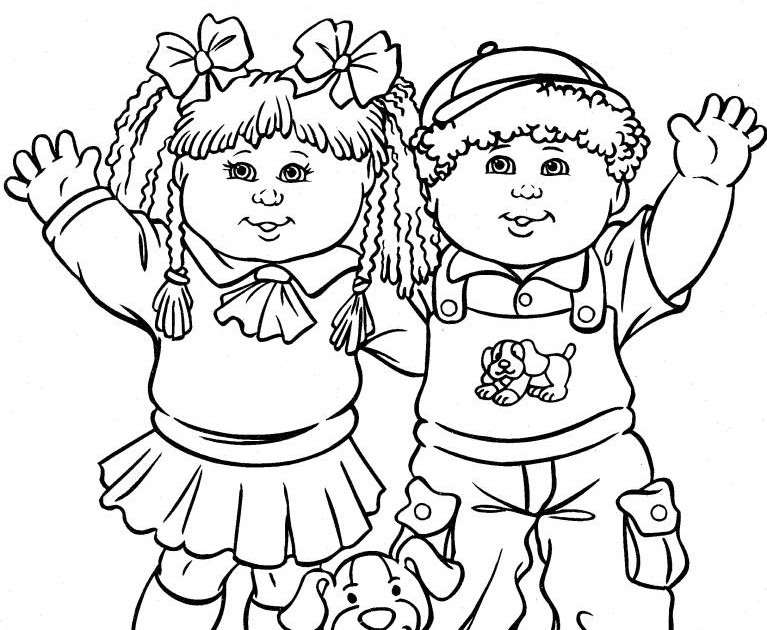 Best ideas about Coloring Sheets For Kids That Say Kids Only
. Save or Pin Kids Coloring Pages Girls and Boys Waved To Say Goodbye Now.