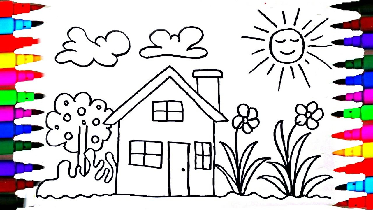 Best ideas about Coloring Sheets For Kids To Learn Their Colors
. Save or Pin How To Draw Kids Playhouse Learning Coloring Pages Now.