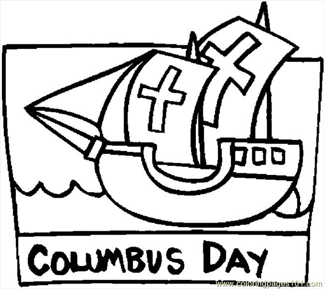 Best ideas about Columbus Day Coloring Pages
. Save or Pin Columbus Day Title 5 Coloring Page Free Columbus Day Now.