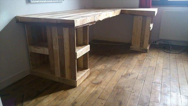 Best ideas about Computer Desk Plans DIY
. Save or Pin DIY Pallet puter Desk and Chair Now.