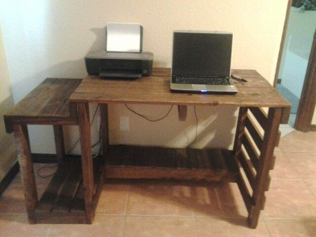 Best ideas about Computer Desk Plans DIY
. Save or Pin 16 Ideas for a Useful Pallet Desk from Recycled Pallets Now.