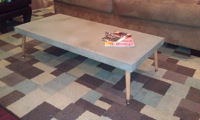 Best ideas about Concrete Coffee Table DIY
. Save or Pin DIY Concrete Table – Dave and Kelly Davis Now.