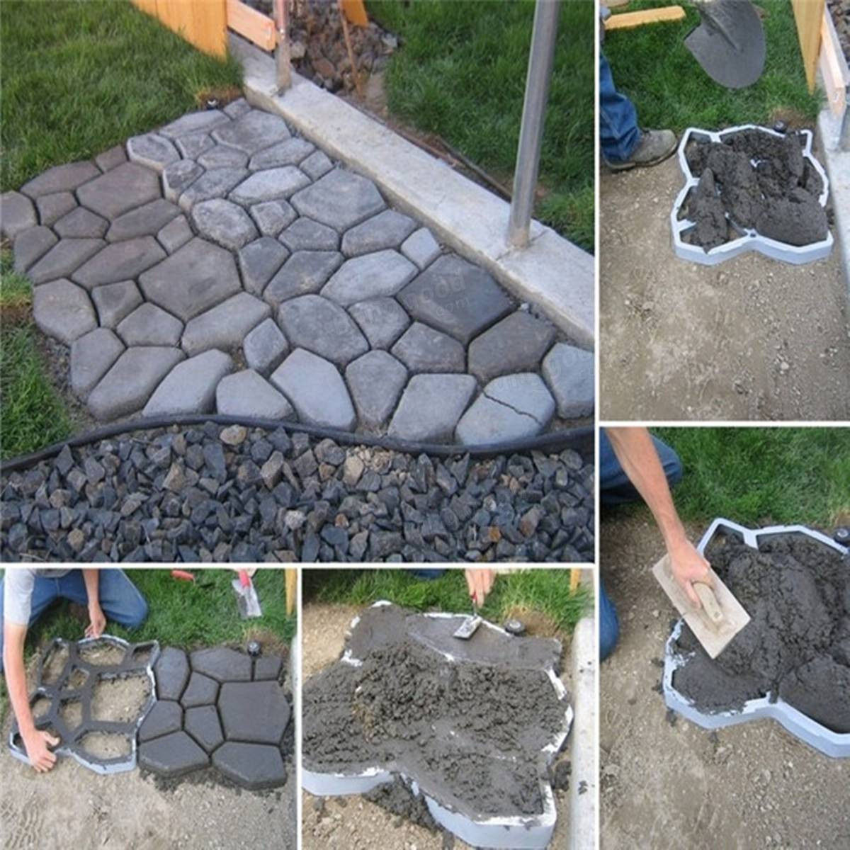 Best ideas about Concrete Mold DIY
. Save or Pin 45cm DIY Plastic Garden Path Maker Mold Manually Paving Now.