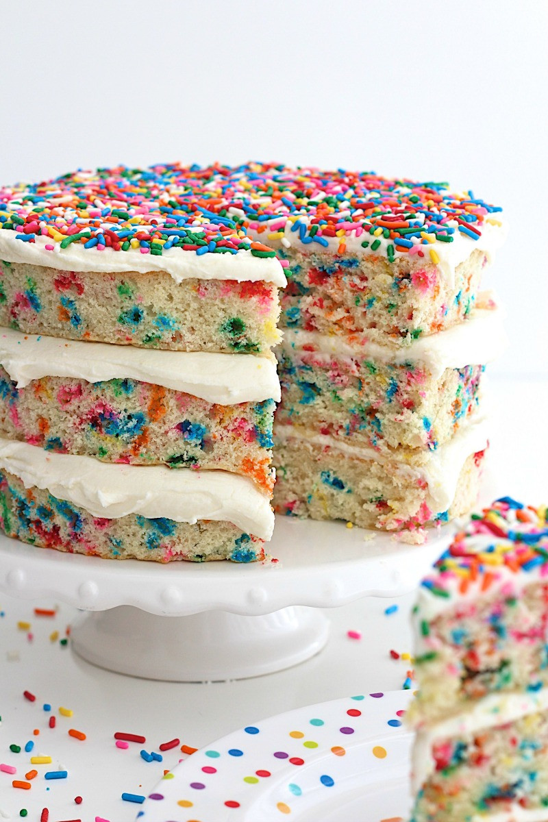 Best ideas about Confetti Birthday Cake
. Save or Pin Naked Confetti Cake Now.