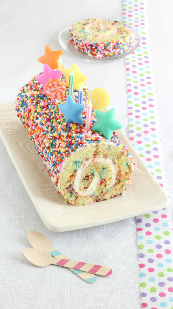 Best ideas about Confetti Birthday Cake
. Save or Pin Confetti Cake Roll Recipe Now.