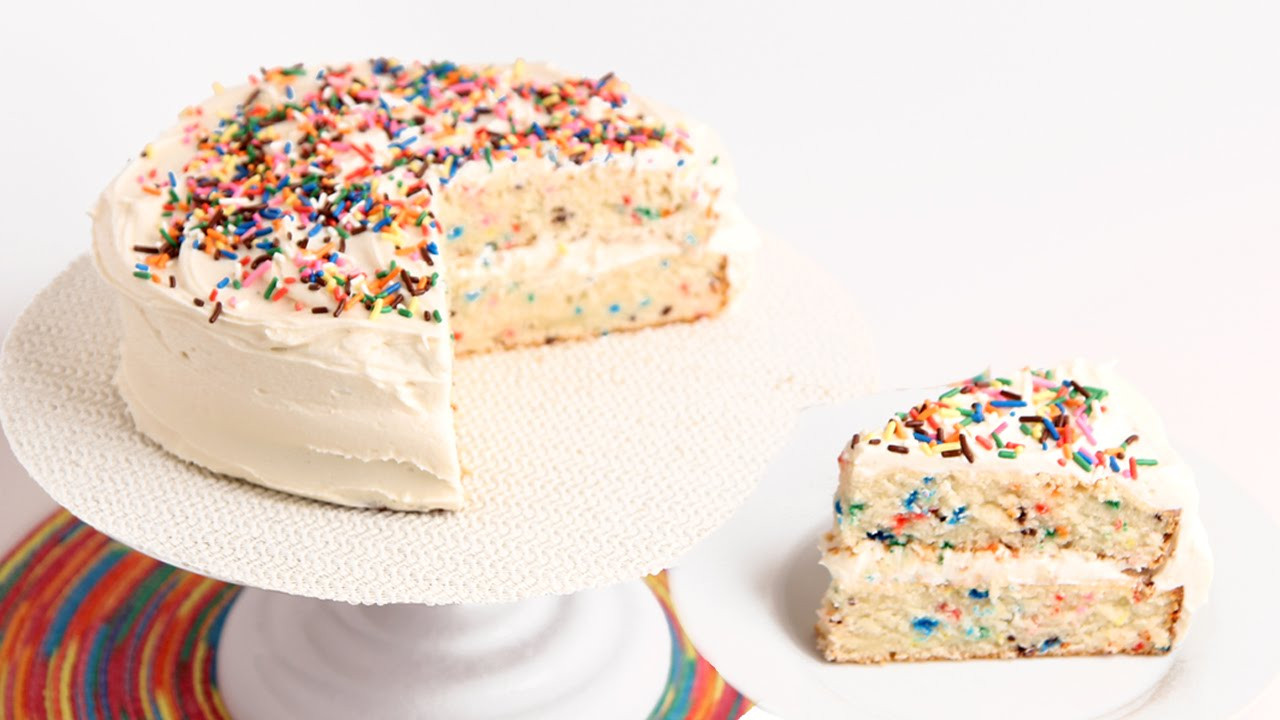 Best ideas about Confetti Birthday Cake
. Save or Pin Confetti Birthday Cake Recipe Laura Vitale Laura in Now.