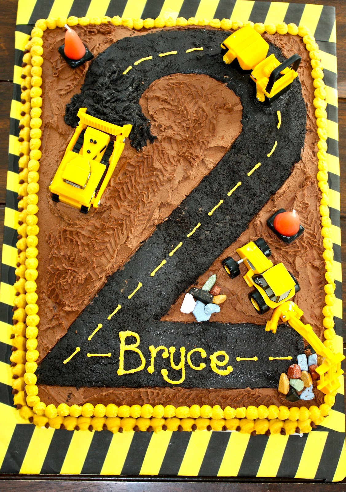 Best ideas about Construction Birthday Cake
. Save or Pin 3 Little Things Chocolate Buttercream Who knew Now.