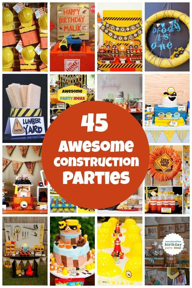 Best ideas about Construction Birthday Party Ideas
. Save or Pin 45 Construction Birthday Party Ideas Spaceships and Now.