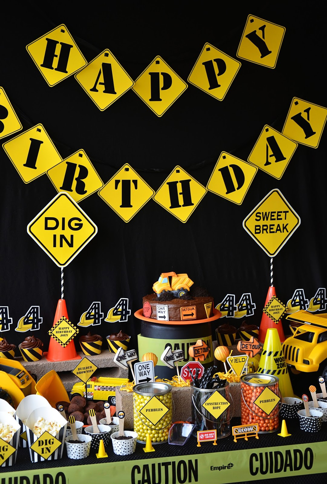 Best ideas about Construction Birthday Party Ideas
. Save or Pin Amanda s Parties To Go Construction Party Now.