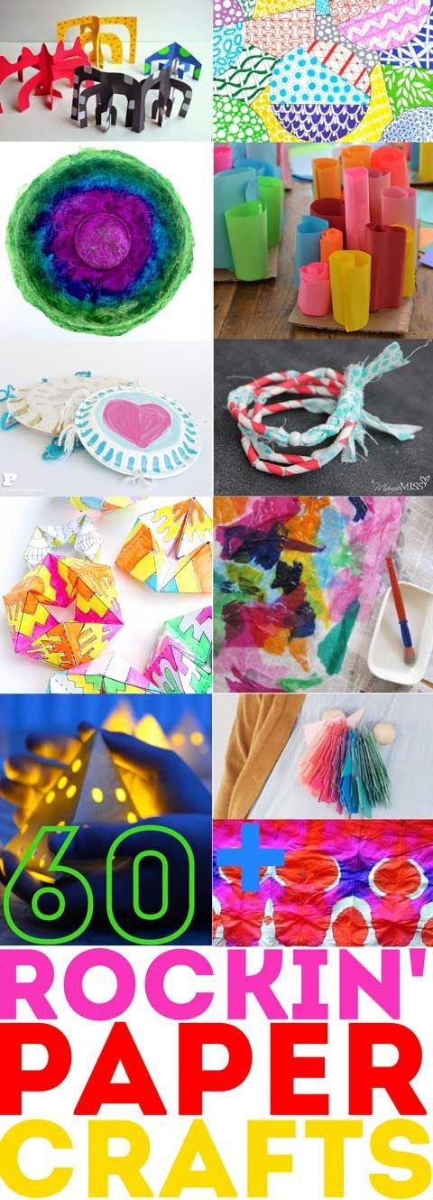 Best ideas about Construction Paper Craft Ideas For Adults
. Save or Pin 60 Rockin Paper Crafts Pinterest Now.