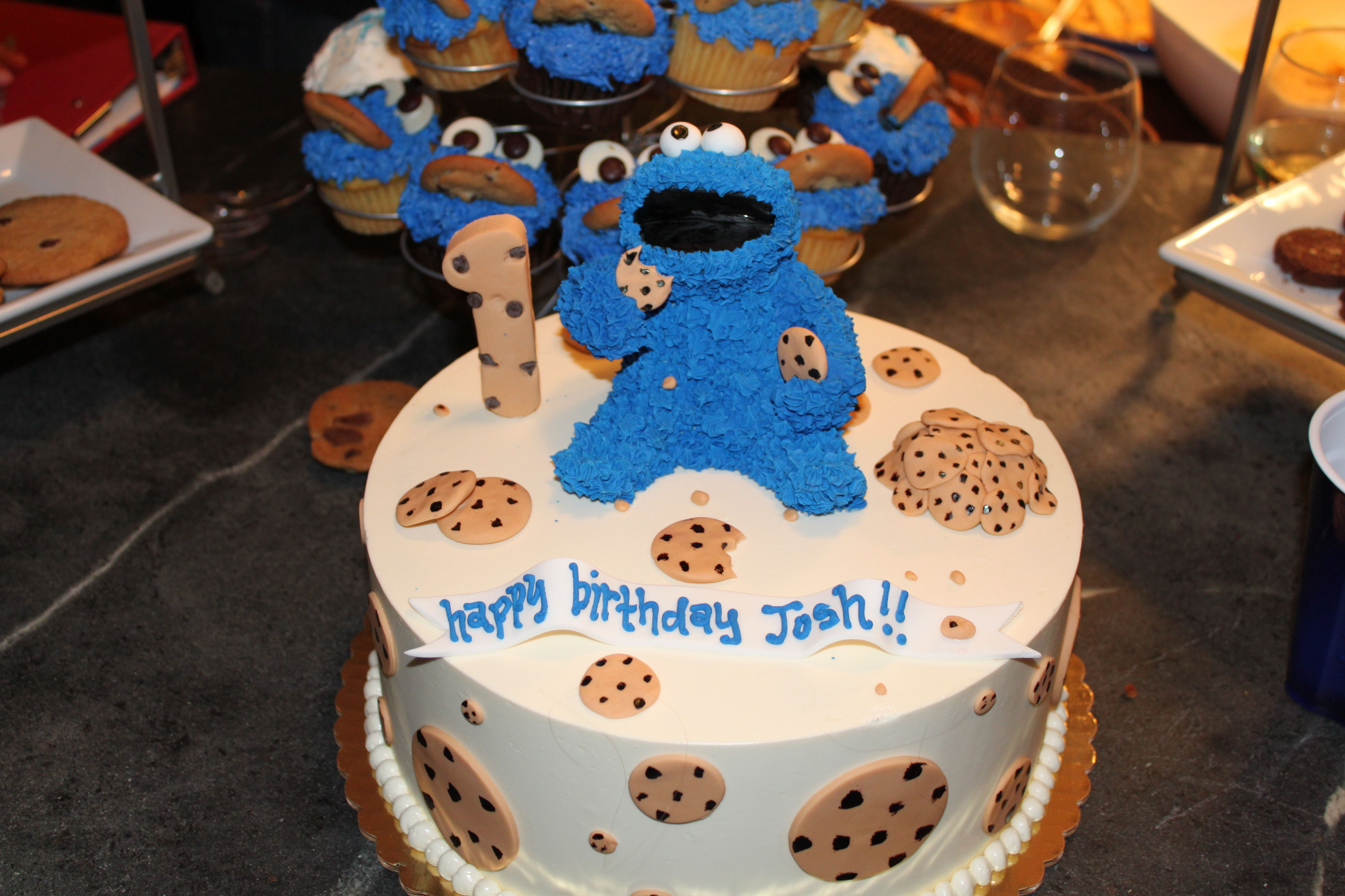 Best ideas about Cookie Monster 1st Birthday Party Supplies
. Save or Pin Cookie Monster 1st Birthday Cake Kids Now.