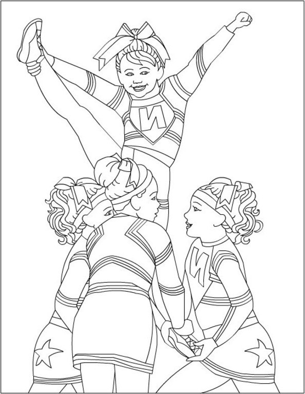 Best ideas about Cool Coloring Pages For Boys And Girlsv Cool
. Save or Pin Cheerleaders Cool Coloring Pages Now.