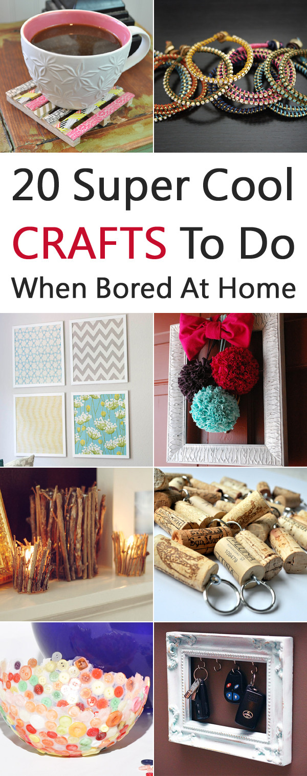 Best ideas about Cool Crafts To Do At Home
. Save or Pin 20 Super Cool Crafts To Do When Bored At Home Now.