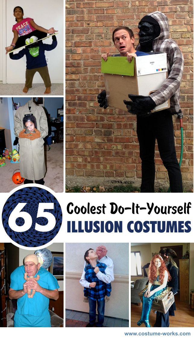 Best ideas about Cool DIY Halloween Costumes
. Save or Pin 65 Coolest DIY Illusion Costumes Now.