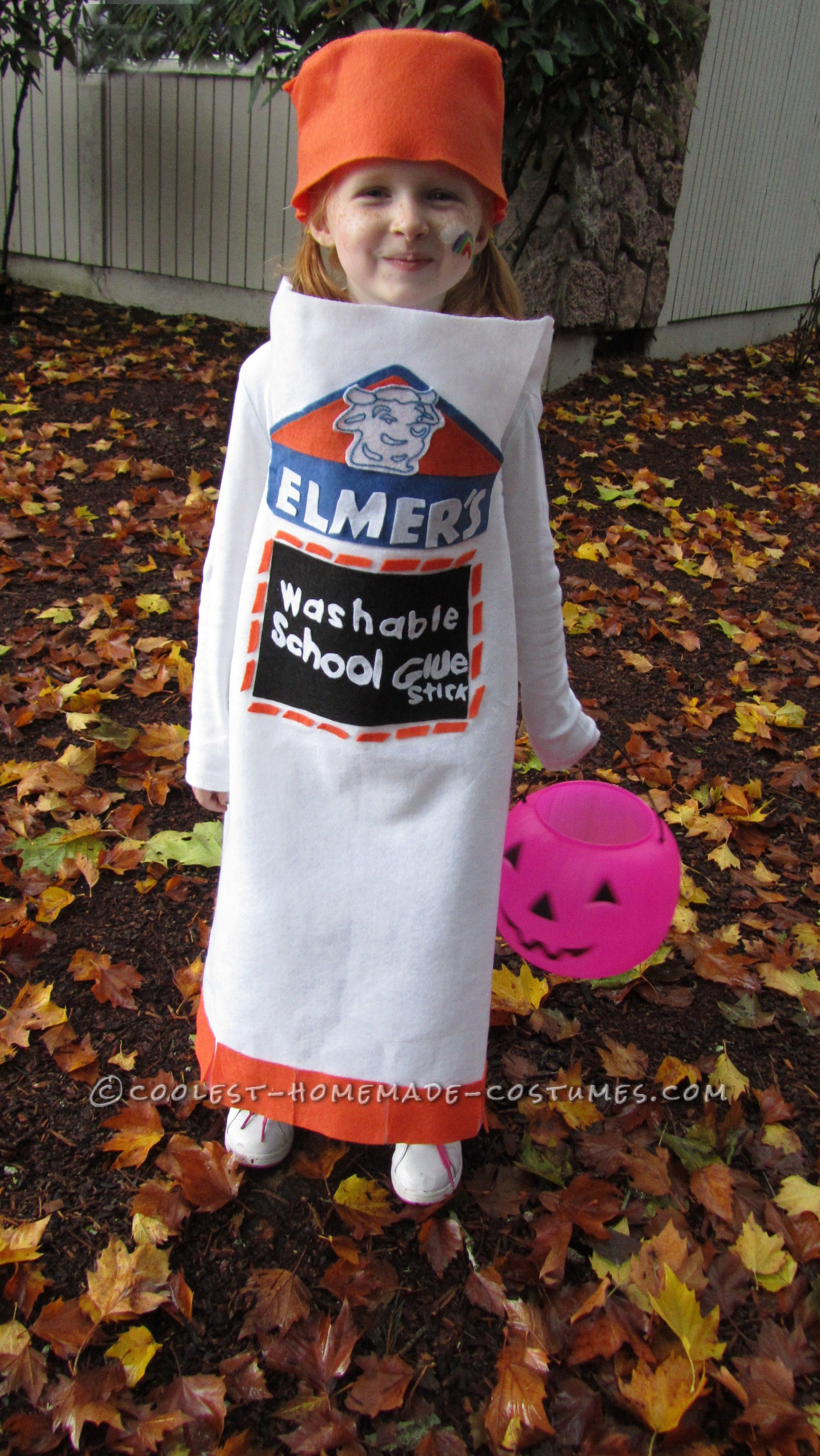 Best ideas about Cool DIY Halloween Costumes
. Save or Pin Cool Homemade Elmer s Glue Stick Costume for a Girl Now.