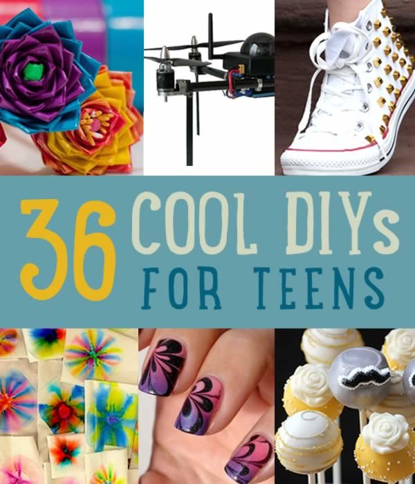 Best ideas about Cool DIY Projects For Teens
. Save or Pin 36 DIY Projects For Teenagers Now.