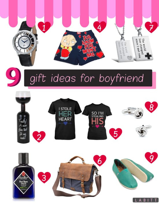 Best ideas about Cool Gift Ideas For Boyfriend
. Save or Pin 9 Great Gift Ideas for Your Boyfriend Labitt Now.