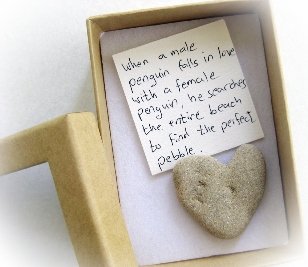 Best ideas about Cool Gift Ideas For Her
. Save or Pin Unique Valentine s Card For Her a heart shaped rock in a Now.